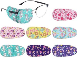 Patch oculaire monoculaire 3D pour enfants, pour le traitement de l'amblyopie et du strabisme, pour les yeux gauche et droit, en tissu non tissé, équipement de soins visuels - Product Image 3