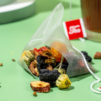 Sachets de thé floraux triangulaires personnalisés en gros, qualité AAAAA, durée de conservation de 24 mois, stockage à température ambiante Borun