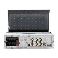 BQCC Autoradio 1 DIN, écran tactile rétractable de 7 pouces, CarPlay sans fil, USB, AUX, BT, lecteur multimédia vidéo, radio FM, audio stéréo