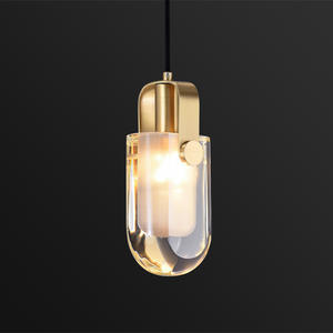 Postmodern All-Copper Pendant Light Luxury Style Designer Lighting Fixture for Bedroom <b>Living</b> <b>Room</b> Bar Hallway Showroom - Product Image 1