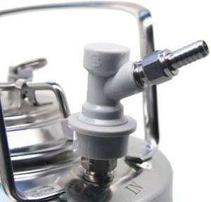 Homebrew CorneliusType Poteau de verrouillage à bille et filetage femelle Gaz + liquide 19/32 "-18 Serrure à bille et connecteur - Product Image 5