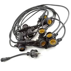 สายไฟ LED E27 กันน้ำสำหรับภายนอกอาคาร พร้อมปลั๊กแบบ US/EU สำหรับตกแต่งสวน - Product Image 3
