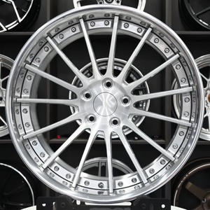 Rueda de Aleación de Aluminio Forjado de Alto Rendimiento en Plata Brillante para Autos, 5*120 5*114.3PCD para Autos de Pasajeros HRE, BMW, <span class=keywords><strong>Tesla</strong></span> Model 3 - Product Image 1