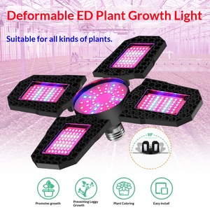 Lampada LED Pieghevole E27 100W per Coltivazione Piante, Lampadina a Spettro Rosso-Blu Regolabile per Verdure da Interno, Piante Grasse, Piantine - Product Image 5