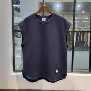 ISStapromo Cadeaux T-shirt sans manches rétro pour hommes Marque de mode d'été Lâche et décontracté Épaule Sports Fitness - Product Image 4
