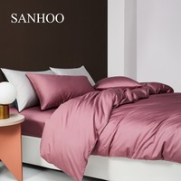 SANHOO Usine Ventes Directes Logo Personnalisé Hôtel Literie Couette Couette Plume De Canard D'oie Duvet Couette Queen Size pour Toutes Les Saisons