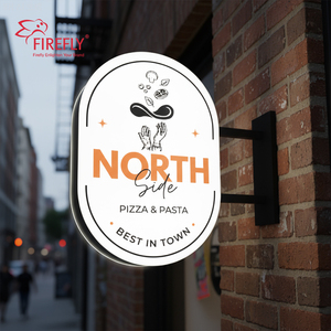 Tùy chỉnh ngoài trời hai mặt LED lightbox dấu hiệu cá nhân không thấm nước biểu tượng kinh doanh dấu hiệu cho cửa hàng Salon - Product Image 1