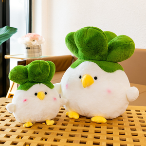 Peluche Super Douce Poulet Chouette Amusant et Mignon, Rembourrage Coton PP, Écologique, Anti-Stress, Fourniture Directe Usine - Product Image 5