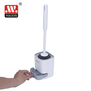 Outils de nettoyage des toilettes, <span class=keywords><strong>brosse</strong></span> de nettoyage des toilettes ronde en <span class=keywords><strong>silicone</strong></span> et support mural pour salle de bain, <span class=keywords><strong>brosse</strong></span> de toilettes murale avec petite grille - Product Image 3