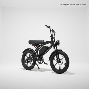 Sepeda Listrik Lipat (Fat Bike) Kecepatan Tinggi Grosir 20 Inch Baterai Ganda Rem Hidrolik Gudang EU Off Road Tercepat Ready Stock Dropshipping - Product Image 2