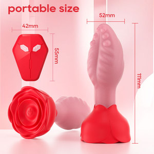 Vibrateur <span class=keywords><strong>anal</strong></span> rose en silicone, design monstre, rotation 360°, 9 modes de vibration, application mobile, 5 modes, recharge magnétique, <span class=keywords><strong>plug</strong></span> <span class=keywords><strong>anal</strong></span> - Product Image 6