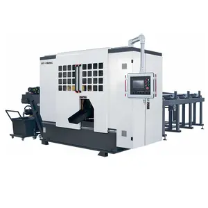 Mesin gergaji pita horizontal pemotong kecepatan tinggi otomatis penuh HY-230NC mesin gergaji pemotong logam melingkar CNC