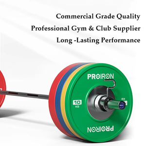 Venta al por mayor de fábrica: Discos de parachoques de competición de color para levantamiento de pesas de alta resistencia, para uso en gimnasios domésticos y equipos de fitness. - Product Image 3