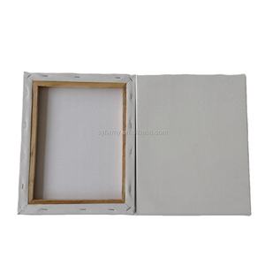 Marco de lienzo artístico en blanco de 20x30 pulgadas personalizado al por mayor, suministros de arte lienzo estirado imprimado triple de algodón de 280g para pintar - Product Image 2
