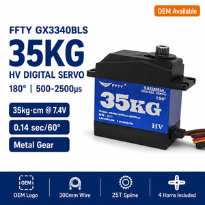 Servo Digital de Alto Torque de 35 KG con Engranajes Metálicos HV, Dirección de 180 Grados para Coche RC, Camioneta, Barco, Avión, Brazo Robótico - Product Image 1