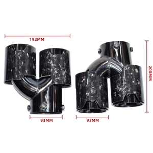 宝马M240 M340 M440 G20 G21 G23 G42碳纤维<span class=keywords><strong>M</strong></span>动力4出口锻造蓝色新一代消声器尾管DEX排气尖端 - Product Image 4
