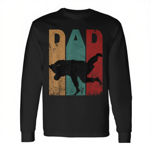 Camiseta vintage de manga larga para papá de Jiu Jitsu, idea de regalo para el día del padre - Product Image 2