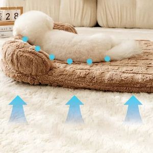Winter Warm Summer Dog <b>Bed</b> Autumn Cat <b>House</b> Fully Removable Eco-friendly Oval Sofa Cushion for Dogs All Seasons - Product Image 3