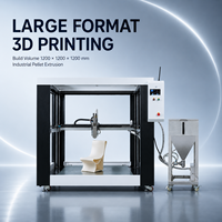 Imprimante 3D automatique grand format Protolink3D, volume d'impression de 1,2 m, système de granulés FGF, machine industrielle, USB, nouvelle, 1 an de garantie, haute vitesse
