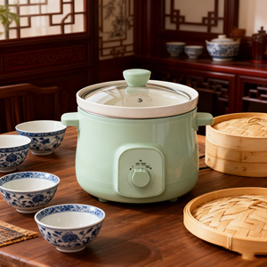 Pentola a cottura lenta programmabile da <span class=keywords><strong>3</strong></span> litri con funzioni di cottura rapida, cottura lenta e mantenimento del calore, perfetta per cucine piccole - Product Image 1