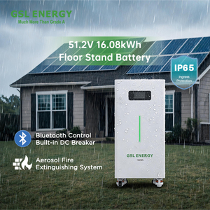 Batería de Iones de Litio GSL ENERGY 51.2V 314Ah 16kWh, con Protección IP65, CAN, Híbrida, Control por Pantalla Táctil, con Ruedas - Product Image 4