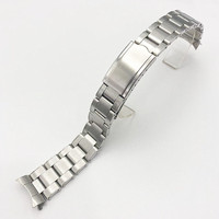 Bracelet de montre vintage à rivets, en acier inoxydable, pour R0IIex Day Just 16234 & 0yster Perpetual, 19 mm 20 mm
