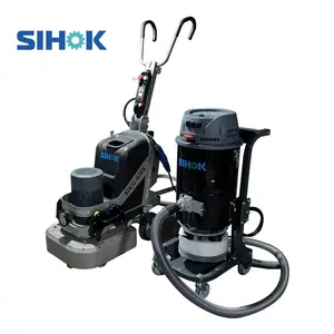 Hot selling 220v 380v floor grinding machine concrete floor grinder marble polishing machine with dust vacuum