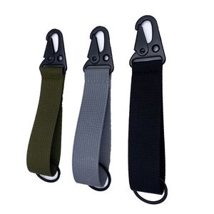 Nylon Keychain Solid Color Fashion DIY Hook Keychain Wrist Lanyard <b>Key</b> Chain - Product Image 6