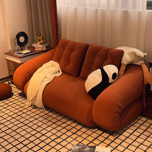 Divano <span class=keywords><strong>Letto</strong></span> Convertibile Moderno a <span class=keywords><strong>2</strong></span> <span class=keywords><strong>Posti</strong></span> in Tessuto con Imbottitura in Schiuma Morbida Compressa per Soggiorno e Sala da Pranzo, Arredamento Cinese - Product Image 1