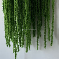 Décoration de plafond et d'extérieur pour mariage B-340, plante suspendue Amaranth 130 cm, fleurs artificielles suspendues en soie, Amaranth