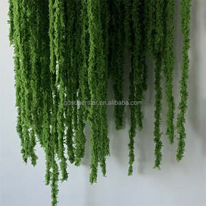 Décoration de plafond et d'extérieur pour <span class=keywords><strong>mariage</strong></span> B-340, plante suspendue Amaranth 130 cm, fleurs artificielles suspendues en soie, Amaranth - Product Image 3