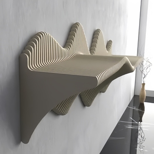 WD045 Estante Flotante Artístico para Colgar en la Pared, Decoración Ideal para el Hogar, la Oficina y Interiores Comerciales - Product Image 5