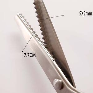 Tissu Décoratif Zig Zag Couture <span class=keywords><strong>Ciseaux</strong></span> En Acier Inoxydable 3MM Sewi Pinking Triangle Bord <span class=keywords><strong>Ciseaux</strong></span> - Product Image 4