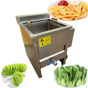 Hot water automatic blanching machine chips corn potato vegetable blanching machine