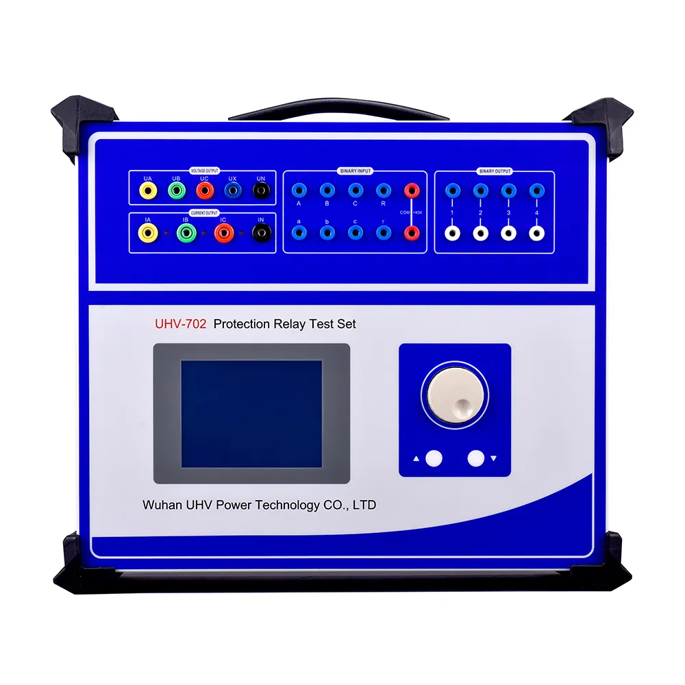 Kit de test de relais de Protection UHV-702 triphasé testeur de protection de relais d'injection de courant secondaire