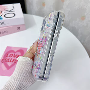 Fundas de teléfono móvil Handyhille para niña y mujer para Xiaomi Redmi <span class=keywords><strong>Note</strong></span> 14 Pro plus 5G, funda de corazón amoroso epoxi pintada - Product Image 4