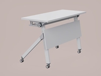 Table en bois pliable, design moderne, convertible et pivotante, durable et écologique, facile à assembler, idéale pour les écoles et les bibliothèques - Vente chaude