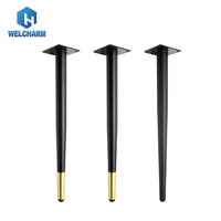 Pieds de table en fer avec hauteur personnalisable de 10 cm à 75 cm, quincaillerie argentée, accessoires pour pieds de table en fer, pieds de table à manger en fer