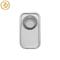 Bouchon intérieur à vis en fer blanc argenté, écologique, étanche, avec impression personnalisée, pour bouteilles en plastique de produits chimiques