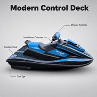 Jet ski électrique 72V, double pompe à jet, PWC 2 places, étanche IP67, charge rapide, zéro émission, Havospark à vendre