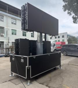 Écran vidéo LED portable tout-en-un PFC7, mur vidéo mobile pliable pour événements de location, fabricant d'usine - Product Image 4