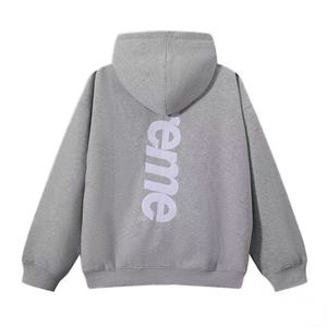 Nouvel ensemble tendance de sweat-shirt à capuche et pantalon amples brodés au dos pour hommes et femmes - Product Image 4