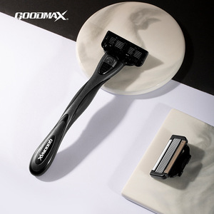 Goodmax Windrunner Manual Shaver 6 <b>Blades</b> Full Body Water Wash Men's <b>Razor</b> - Product Image 3