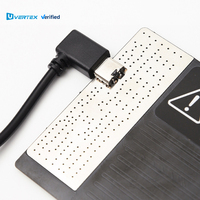 Layar Panel LED Fleksibel Vertex P10 Programmable Devil Eye Light Soft Screen IP65 Tahan Air 12V RGB HDR10 untuk Mobil