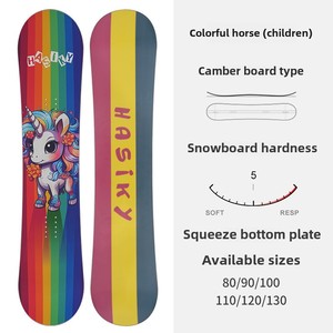 Ensemble de <span class=keywords><strong>fixation</strong></span> pour snowboard Freestyle pour enfants et hommes, niveau débutant complet, polyvalent, coupe plane, tout-terrain, durable, résistant à l'eau - Product Image 1