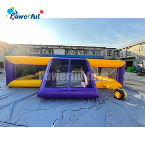<span class=keywords><strong>Mini</strong></span> cancha de fútbol <span class=keywords><strong>inflable</strong></span> para niños impermeable de PVC con objetivos, equipo de entrenamiento deportivo portátil para interiores y exteriores - Product Image 3