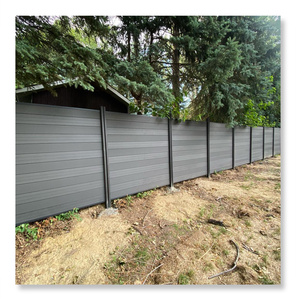 Recinzione WPC per Esterni, Impermeabile, in Materiale Composito Legno-Plastica, per Giardino - Product Image 4