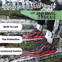 Chaussures de sport décontractées printemps-été 2026, lacets, respirantes, légères, antidérapantes, semelle intérieure en gel massant, tendance mode