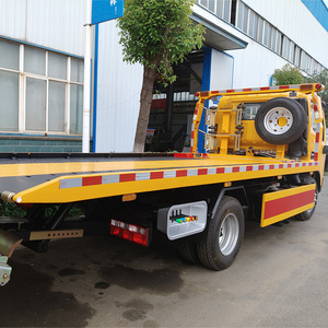 Sinotruk HOWO, 4 a 15 toneladas, tobogán plano, remolque de retroceso, vehículo de rescate, camión de auxilio de acero de alta resistencia, bandeja inclinable, cubierta de cama - Product Image 5