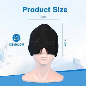 Topi kustom ODM/OEM populer topi es gel cair topi sakit kepala <span class=keywords><strong>microwave</strong></span> tidak beracun kelas medis Terapi dingin topi pereda migrain - Product Image 4